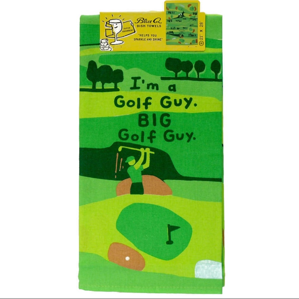Blue Q I'm a Golf Guy. BIG Golf Guy. Dish Towel